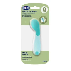 Chicco Primeira Colher Azul 8M+