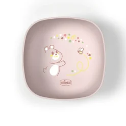 Chicco Tigela Tampa Rosa 6M+