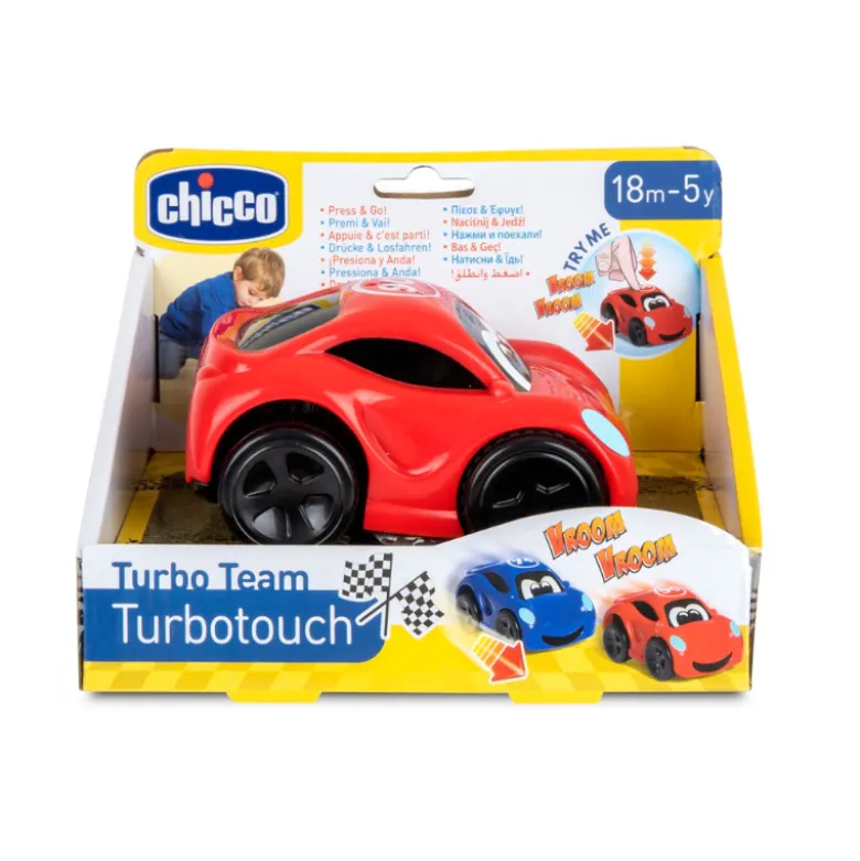 Chicco TurboTouch Carro Vermelho com Turbo | Brinquedo 18+ Meses