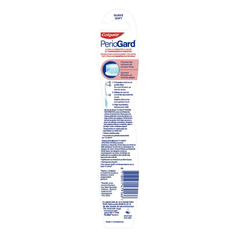 Colgate PerioGard Escova de dentes Gengivas Suave
