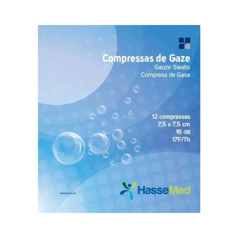 Compressa Hassemed Gaze 16C 7,5X7,5Cmx12