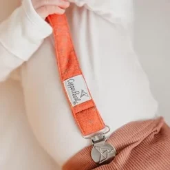 Copper Pearl Clipes para Chupeta Padrão Ace | Set de 3 Clipes para Prender na Chupeta