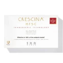 Crescina HFSC Transdermic Tratamento Completo 500 Mulher 10+10 | Queda + Crescimento