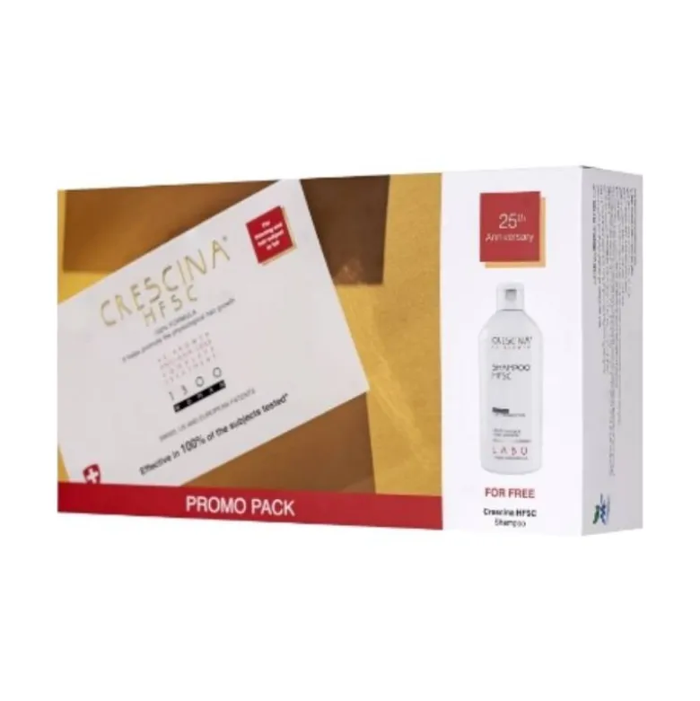 Crescina HFSC Transdermic Tratamento 1300 Mulher + Champô Oferta | Tratamento Calvície Avançada