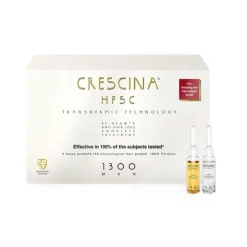 Crescina Transdermic HFSC Tratamento Completo 1300 Homem 20x3,5ml