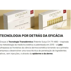 Crescina Transdermic Re-Growth HFSC 200 Homem 20x3,5ml
