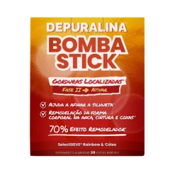 Depuralina Bombastick Saquetas 30x12,5ml | Redução Anca, Cintura, Coxas | Remodelação Silhueta