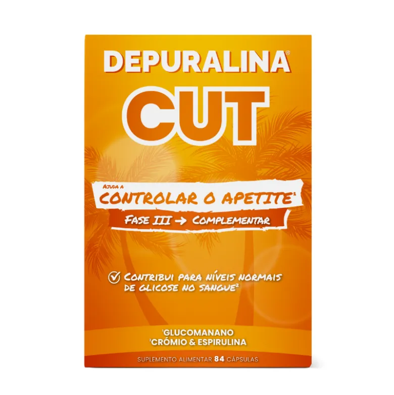 Depuralina Cut Apetite 84 Cápsulas | Controlo do Apetite e Saciedade | Apoio à Perda de Peso