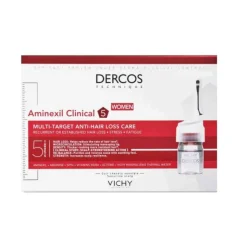 Dercos Aminexil Clinical 5 Mulher 6mlx42 Ampolas