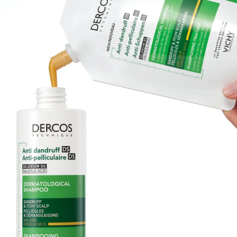 Dercos Anticaspa Recarga Champô Caspa Seca 390ml | Controlo Intenso