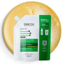 Dercos Anticaspa Recarga Champô Caspa Seca 390ml | Controlo Intenso