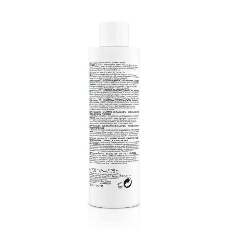 Dercos Champô Anticaspa Oleosa 200ml