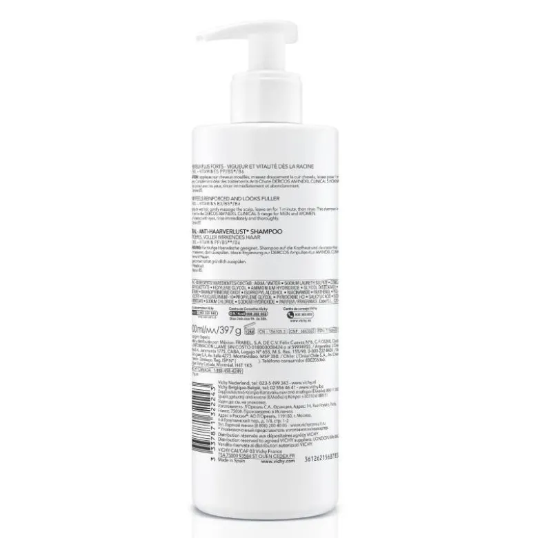 Dercos Champô Estimulante 400ml