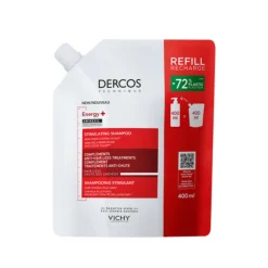 Dercos Champô Estimulante Refill 400ml – Recarga Antiqueda