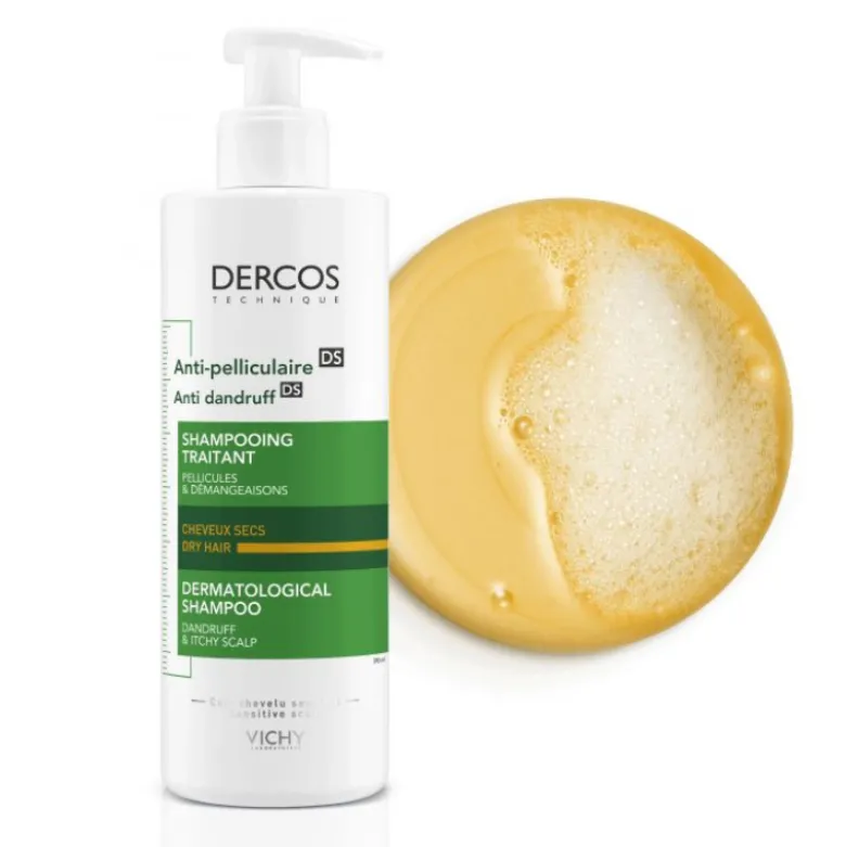 Dercos Pack Anticaspa Cabelos Secos Champô 390ml + Refil 390ml