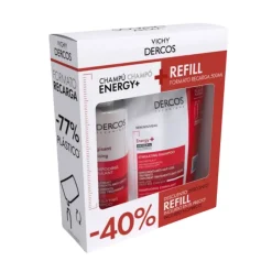 Dercos Pack Champô Energy+ Estimulante + Recarga