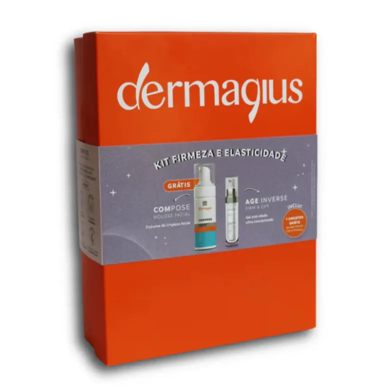 Dermagius Coffret Firmeza e Elasticidade | Mousse Facial + Creme Anti-Rugas
