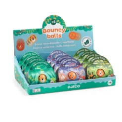 Djeco Bolas Saltitonas Sortidas Wild 4+ Anos | Borracha Natural Animais Selvagens