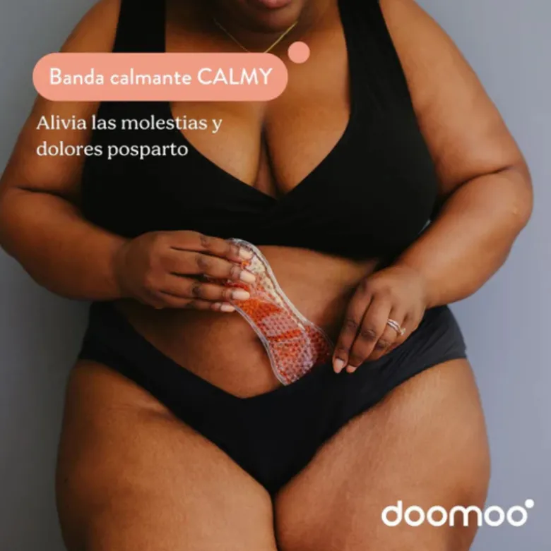 Doomoo Calmy Almofada Térmica Pós-Parto | Frio/Calor | Alívio para Episiotomia, Cesariana, Seios e Cólicas