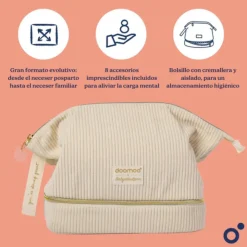 Doomoo Kit Maternidade Pós-Parto Mommy Vanity | 8 Acessórios Essenciais com Necessaire