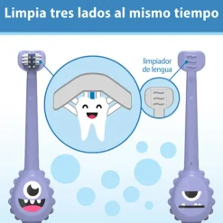 Dr. Brown's Escova Dentes Crocodilo | 1-4 Anos | Cerdas Suaves Base com Ventosa