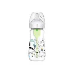 Dr. Brown's Options+ Anti-colic Biberão Boca Larga Dinossauros +0M 270ml