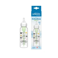 Dr. Brown's Options+ Biberão Anti-Cólicas Urso +0M | 250ml Tetina Nível 1