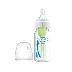 Dr. Brown's Options+ Biberão Boca Estreita 120ml Verde +0 Meses | Reduz Cólicas