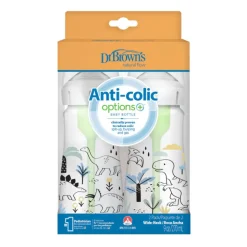 Dr. Brown's Options+ Pack 2 Biberões Anti-cólica 2x270ml | Boca Larga +0M