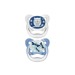 Dr. Brown's Prevent Noturna Chupeta Silicone Azul 0-6M