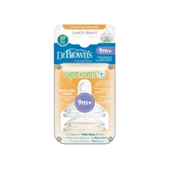 Dr. Browns Tetina Options+ Larg Nivel 4 (9M+) X 2