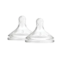 Dr. Brown's Tetina Options+ Nível 3 Boca Larga +6M | 2 Tetinas | Fluxo Rápido
