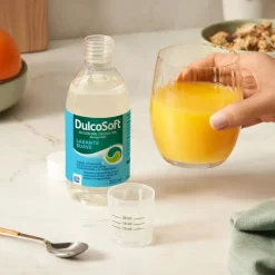 DulcoSoft Solução Oral 250ml | Alívio Suave Prisão de Ventre | Para Fezes Duras | A partir dos 6 Meses