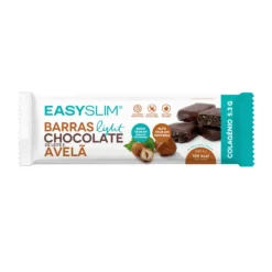 EasySlim Barra Chocolate Avelã 44g | Hiperproteica com Colagénio