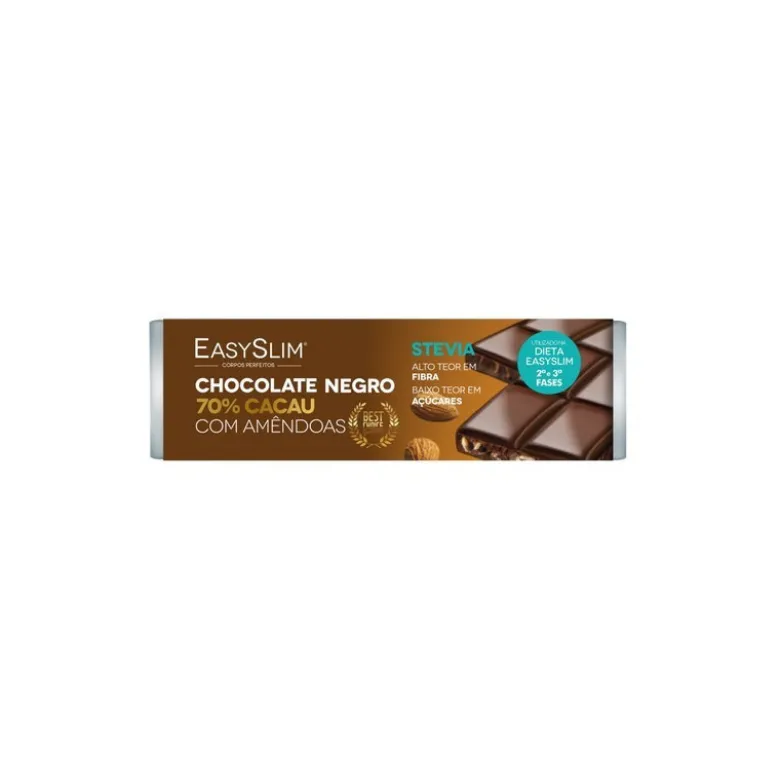 Easyslim Chocolat Negro 70% Cacau Amend 30G