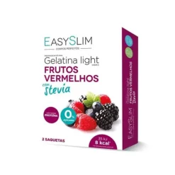EasySlim Gelatina Light Frutos Vermelhos Com Stevia x2