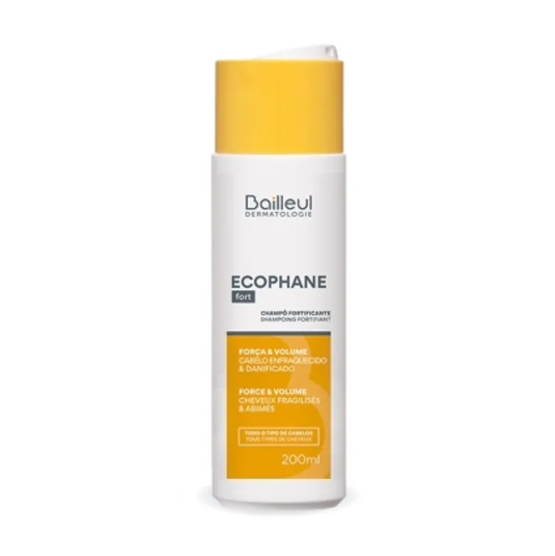 Ecophane Fort Champô Fortificante 200ml – Volume e Brilho Cabelo Danificado