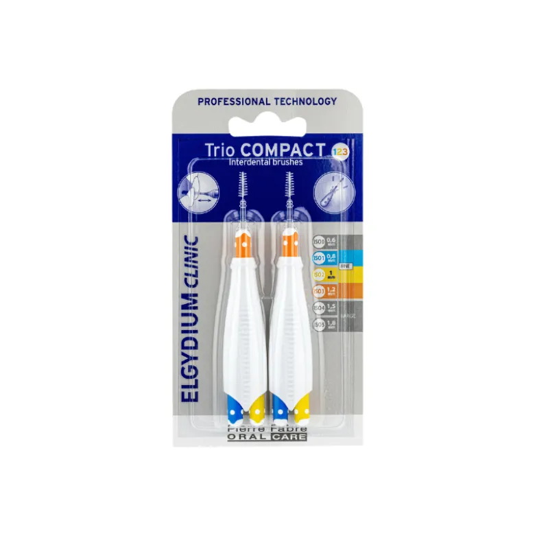 Elgydium Clinic Trio Compact Escovilhão Interdental ISO 123