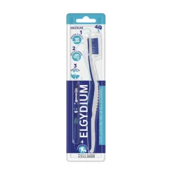Elgydium Escova de Dentes 4 em 1 Média