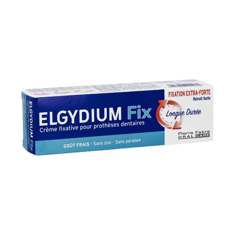 Elgydium Fix Creme Fixativo Próteses Dentárias Extra Forte 45 g