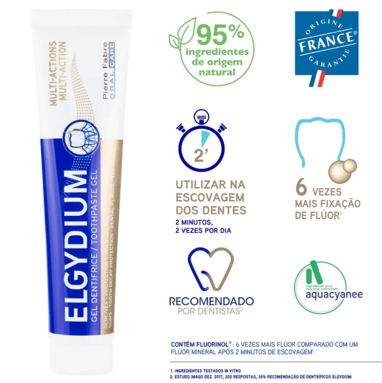 Elgydium Gel Dentífrico Multi-Ações 75ml