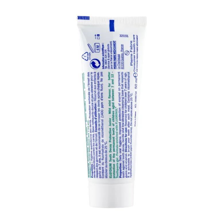 Elgydium Júnior Pasta de Dentes Sabor Menta Suave 7-12Anos 50ml