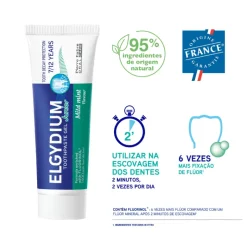 Elgydium Júnior Pasta de Dentes Sabor Menta Suave 7-12Anos 50ml