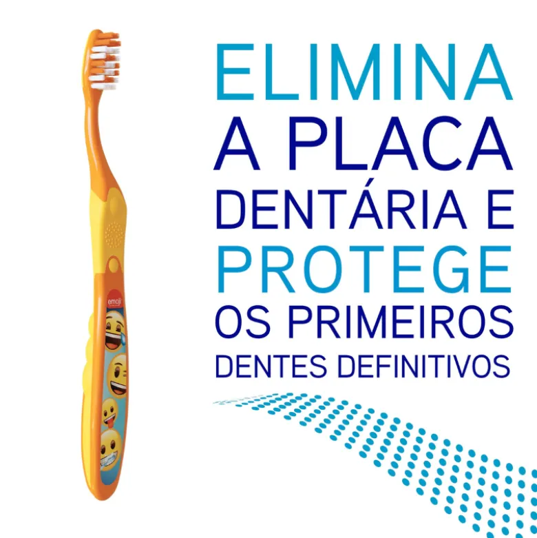 Elgydium Junior Escova de Dentes Emoji 7-12Anos