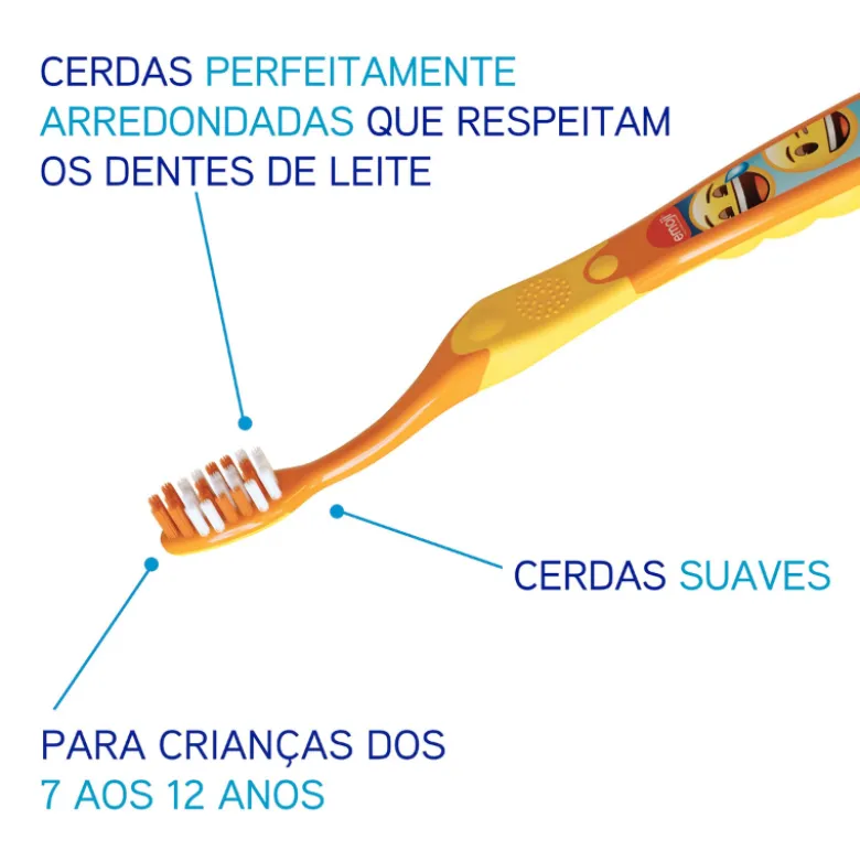Elgydium Junior Escova de Dentes Emoji 7-12Anos