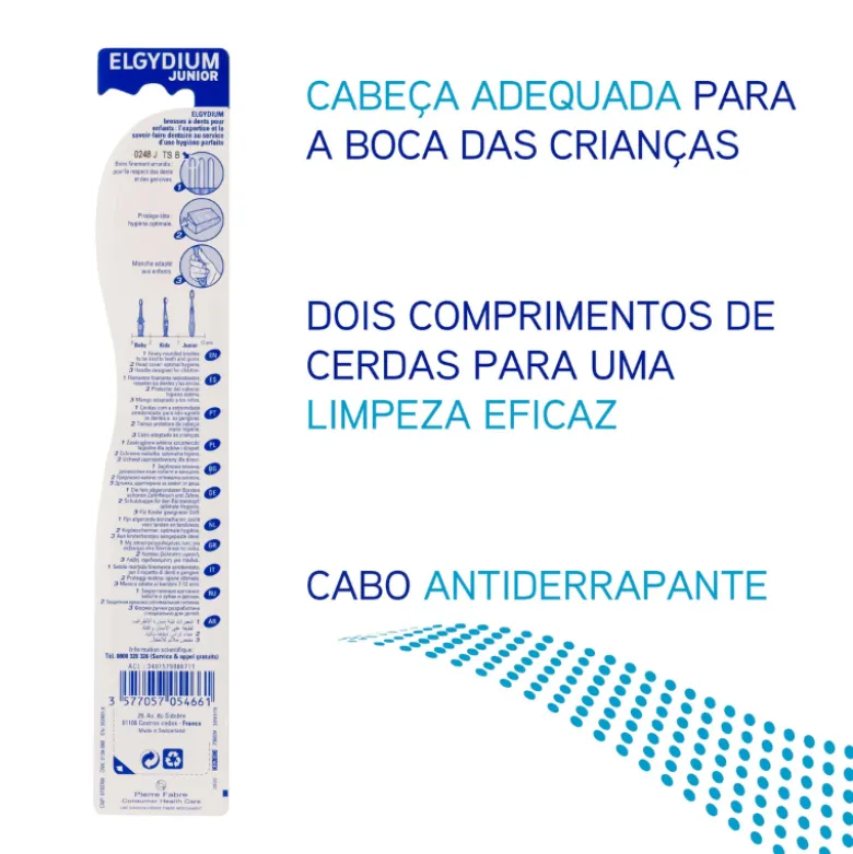 Elgydium Junior Escova de Dentes Emoji 7-12Anos