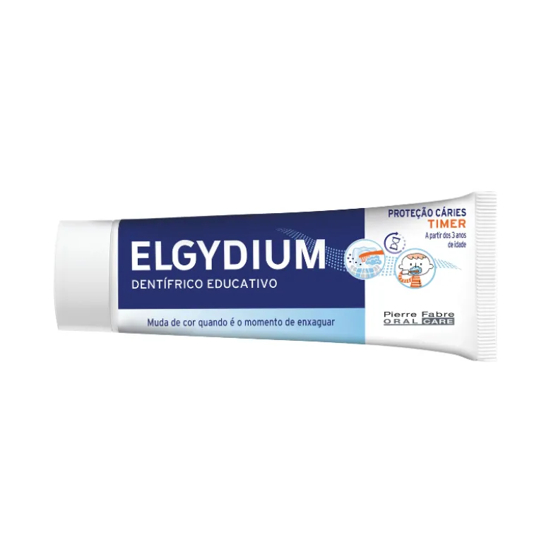 Elgydium Kids Dentífrico Educativo Timer Prevenção Cáries Criança 50ml
