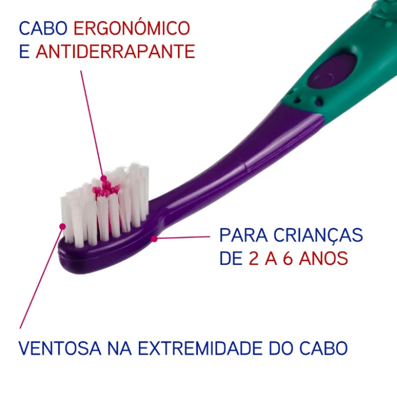 Elgydium Kids Escova de Dentes Criança Dentes de Leite 2-6Anos