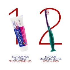 Elgydium Kids Escova de Dentes Criança Dentes de Leite 2-6Anos