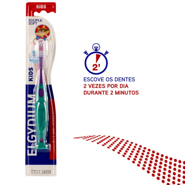 Elgydium Kids Escova de Dentes Criança Dentes de Leite 2-6Anos